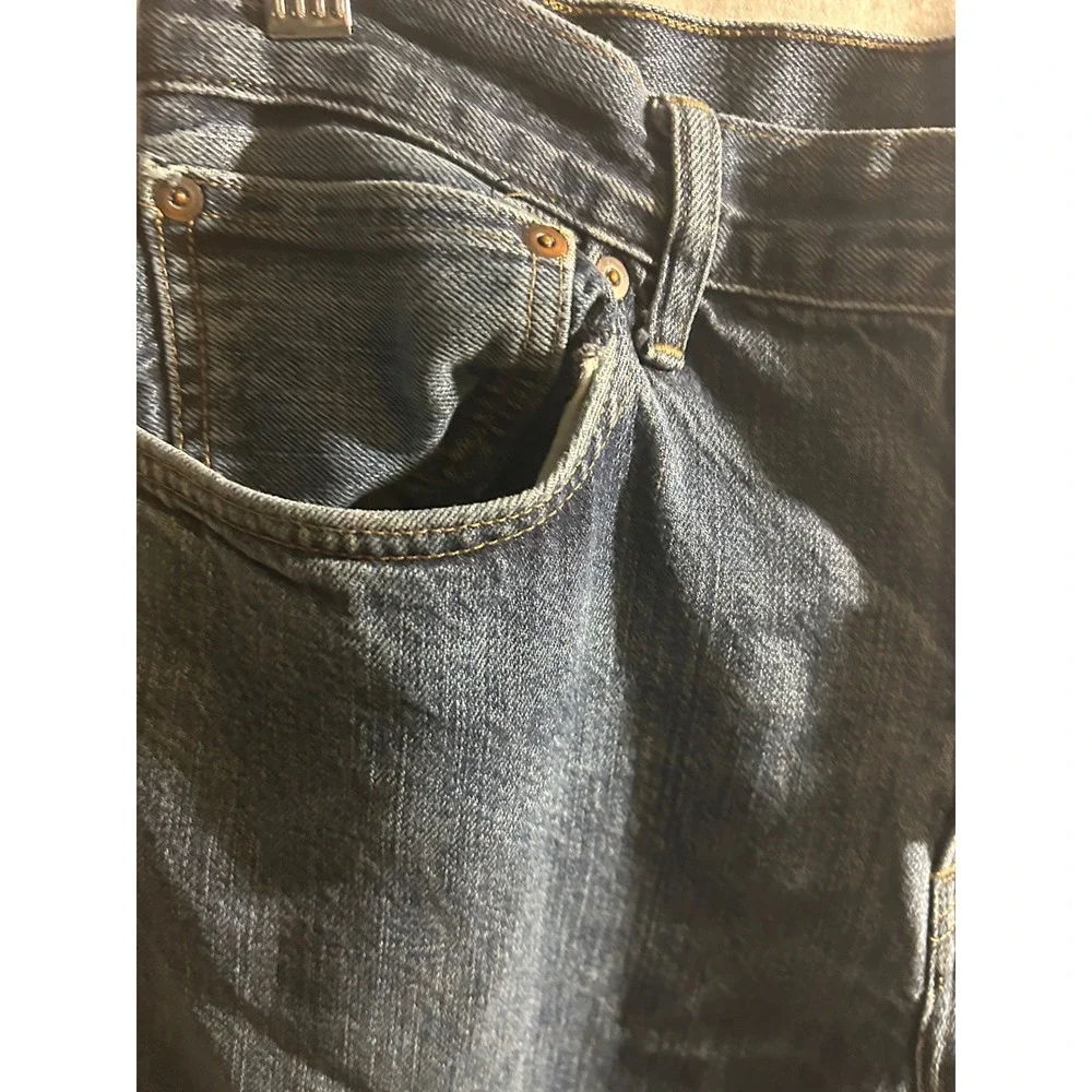 J.Crew Slim Straight Jeans Mens 32x32 Dark Wash Blue Denim Pants